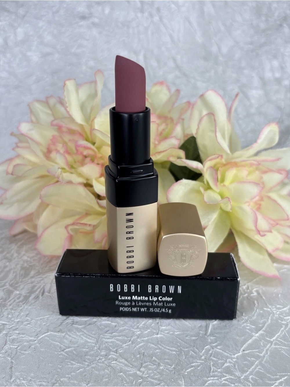 Bobbi Brown Luxe Matte Lipstick - Tawny Pink - Full Size New In Box Disc.